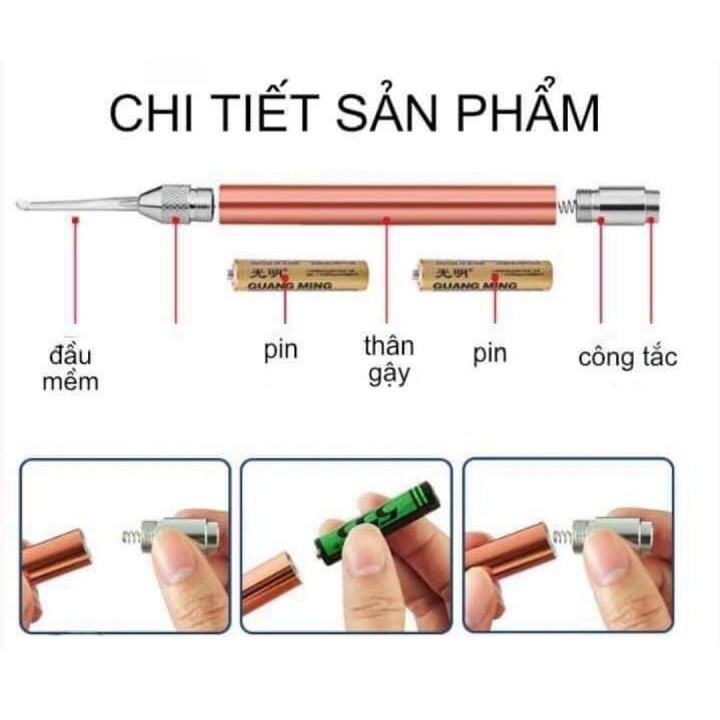 Lấy ráy tai có đèn cao cấp