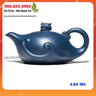 Ấm Trà Tử Sa đẹp Dung Nham Tam Trấn (cao cấp) - ấm tử sa nghi hưng cao cấp - pha trà, trà đạo