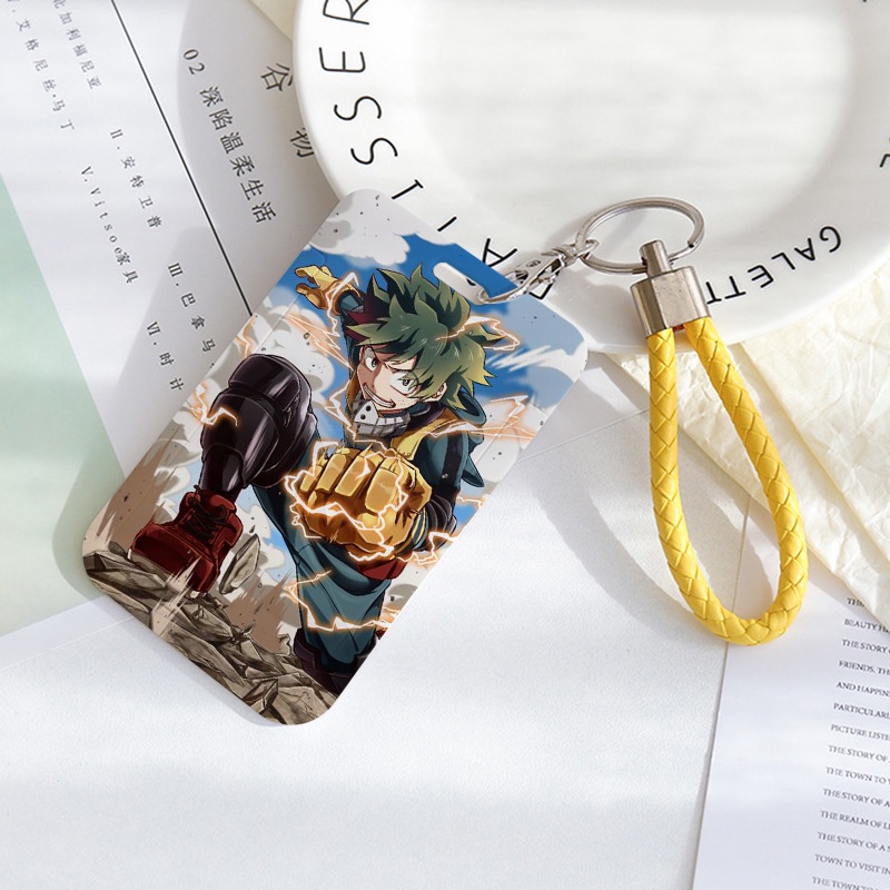 Anime Tokyo Revenger, Attack on Titan, Jujutsu Kaisen, ONE PIECE,Demon Slayer,Genshin,My Hero Academia,Arknights,Sailor Moon, Honkai Impact,Captor Sa Lanyards Card HOLDER