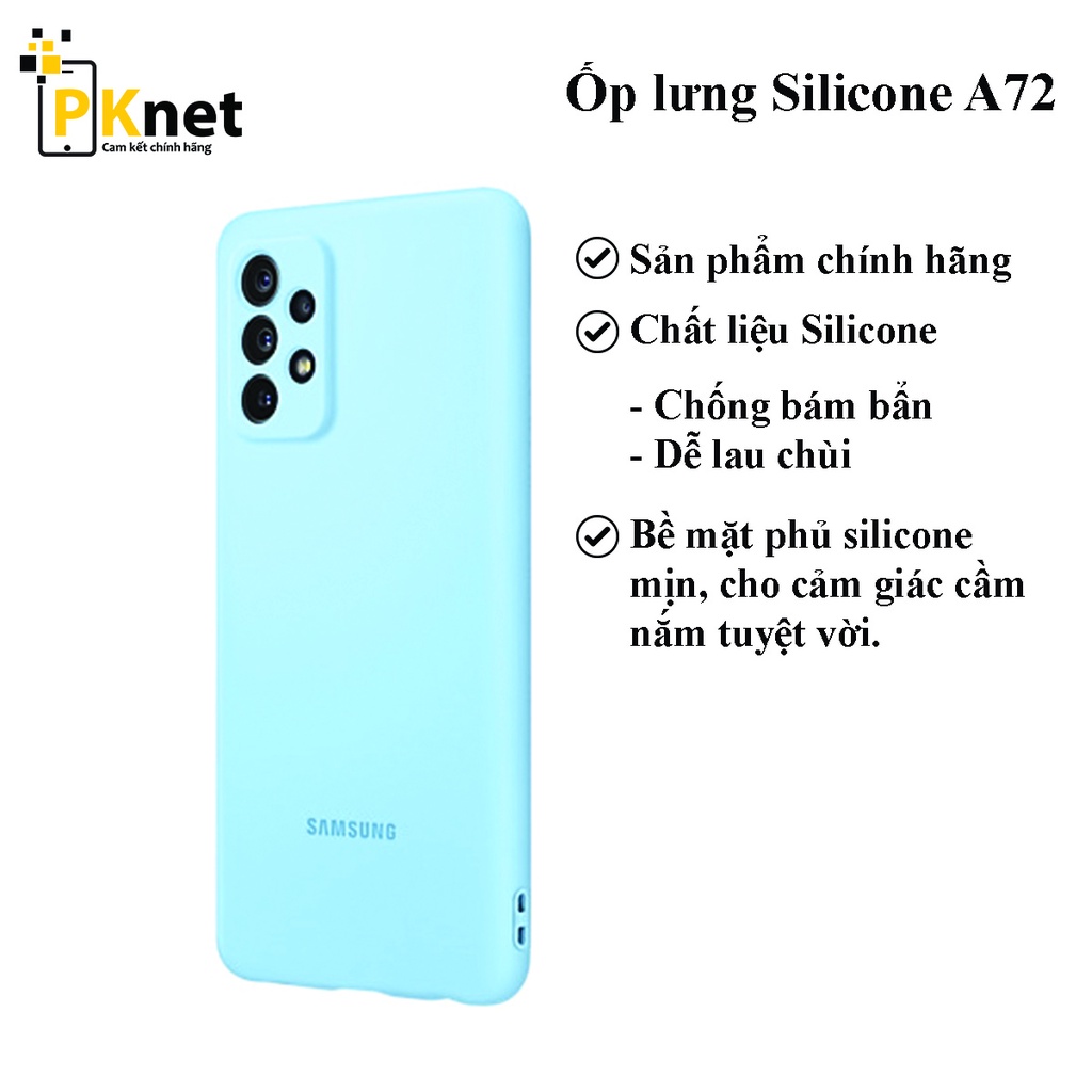 Ốp lưng Samsung A72 CHÍNH HÃNG [Fullbox, nguyên Seal]