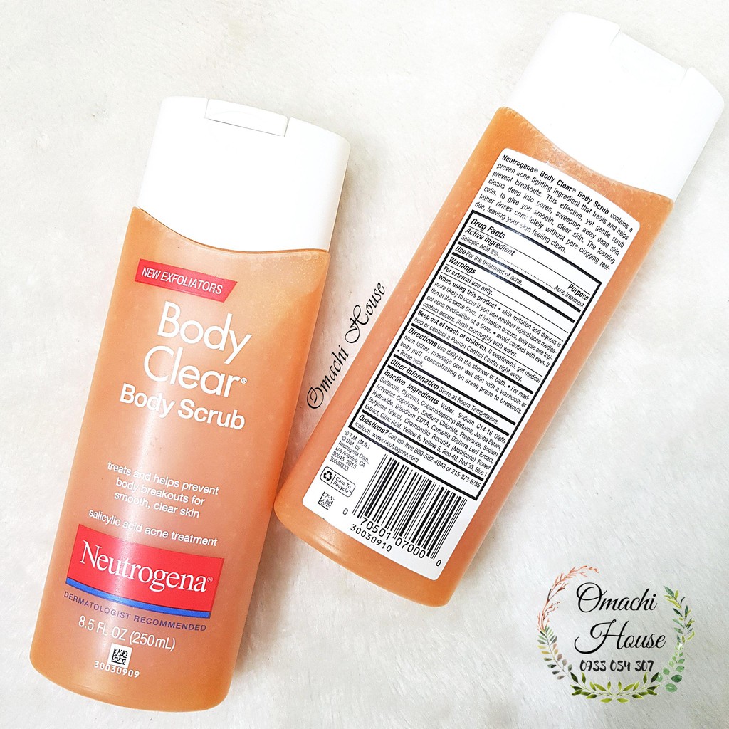 Sữa Tắm Neutrogena Body Clear Scrub