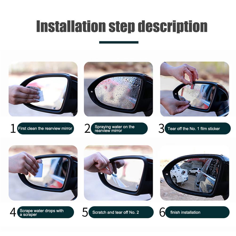 Miếng dán bảo vệ phim kính xe hơi, chống sương mù - Màng chống chói gương, Chống thấm nước trong suốt- ngoại thất ô tô