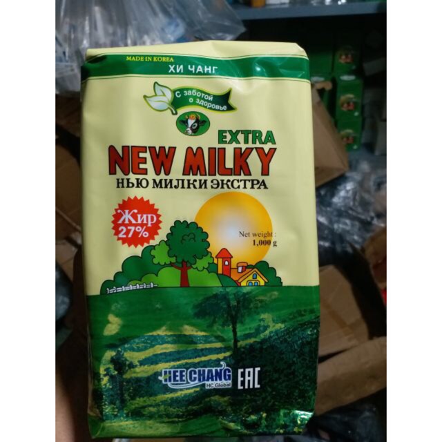 Sữa béo Nga new milky chuẩn 1000g