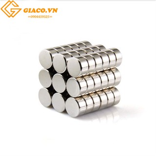 Nam châm trắng tròn D8*6mm(10 viên)