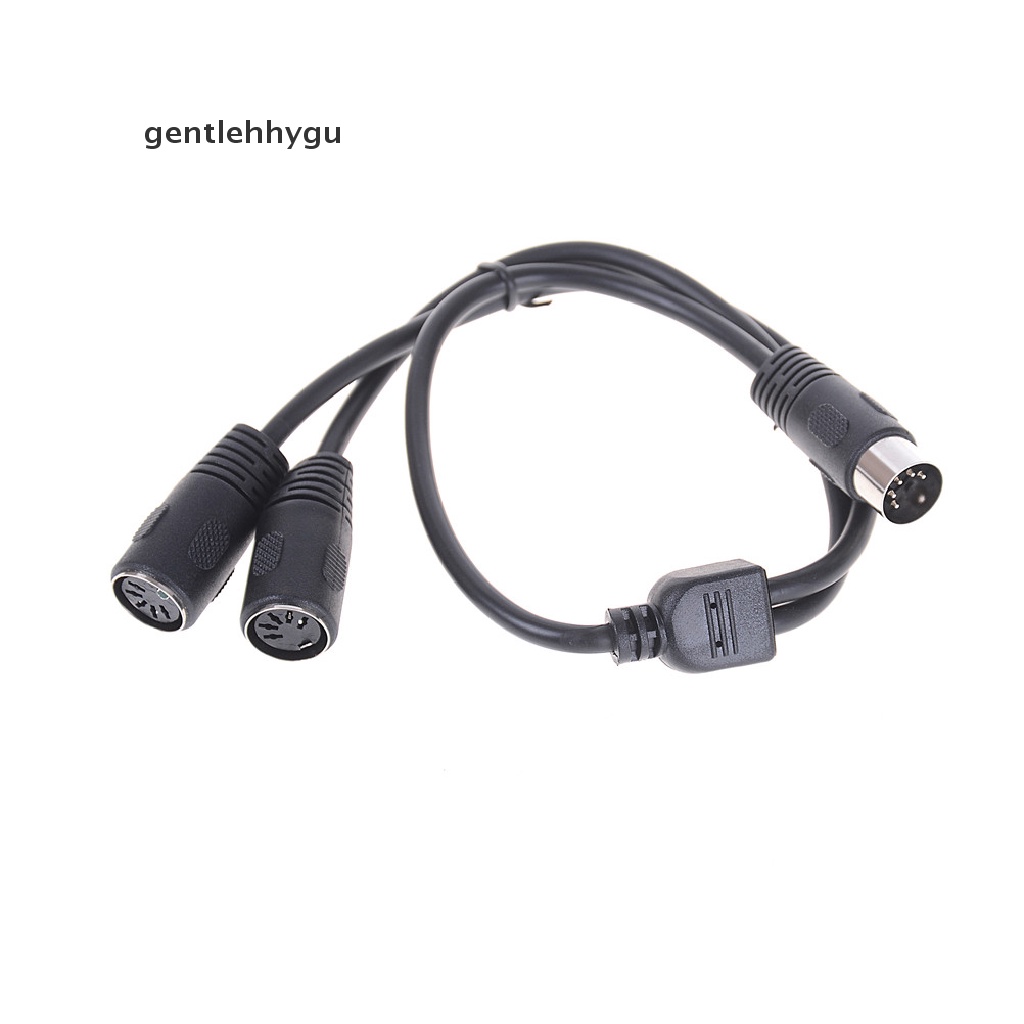 Dây Cáp Chữ Y Chia 1 Đầu Cắm Sang 2 Ổ Cắm 5 Chấu MIDI DIN 1x 50cm Tiện Dụng