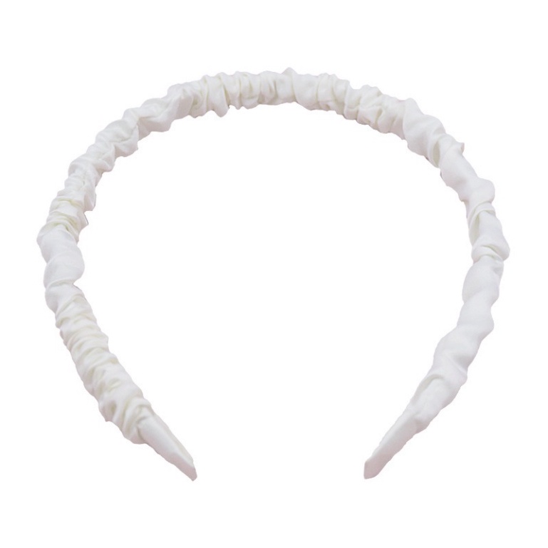 Băng đô cài tóc dễ thương bờm cute phụ kiện cho cô dâu lụa nhún satin iLita mặc áo dài nữ đẹp Hàn Quốc hottrend 2023