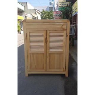 Tủ giày dép gỗ thông 80CM