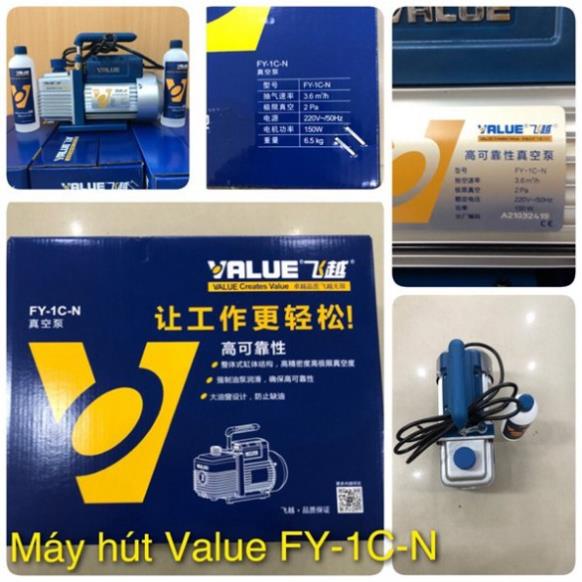 Máy hút chân không điều hoà Value FY-1C-N Công suất 150w - 6.5kg