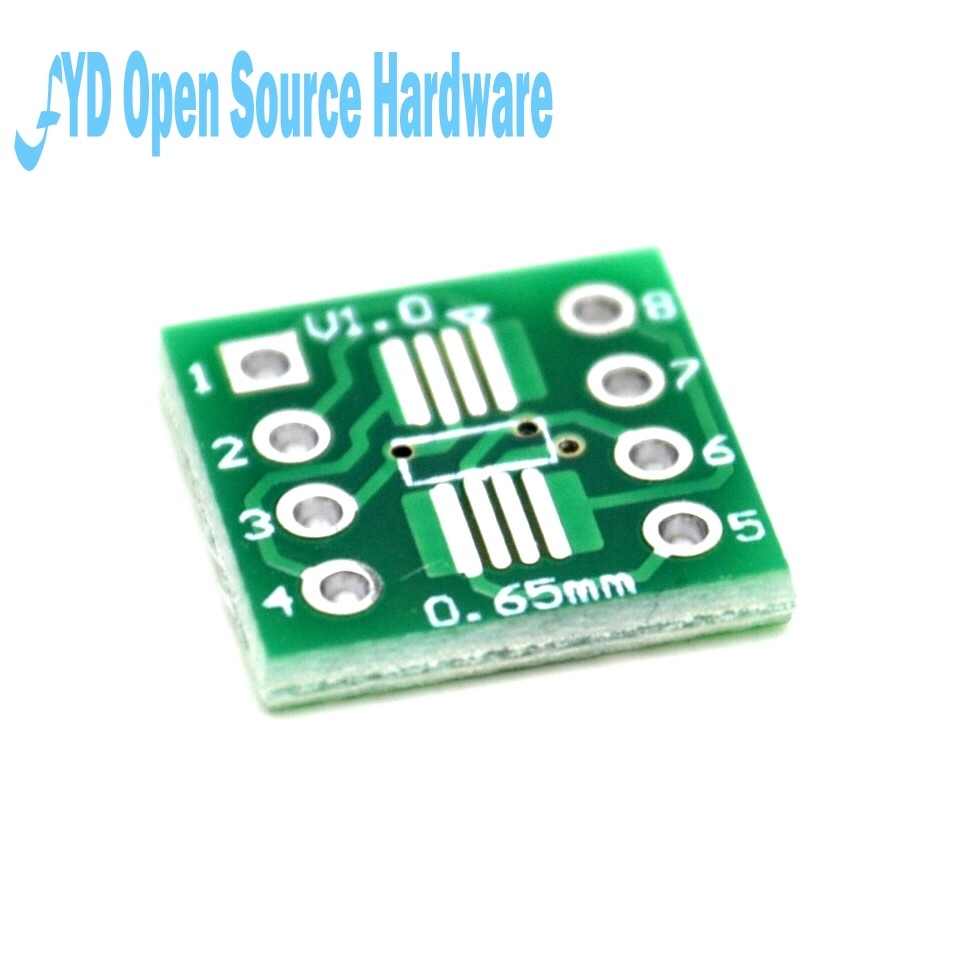 Set 50 Mô Đun Chuyển Đổi SMD Sang DIP SOP8 SSOP8 TSSOP8 0.65mm 1.27mm Chuyên Dụng