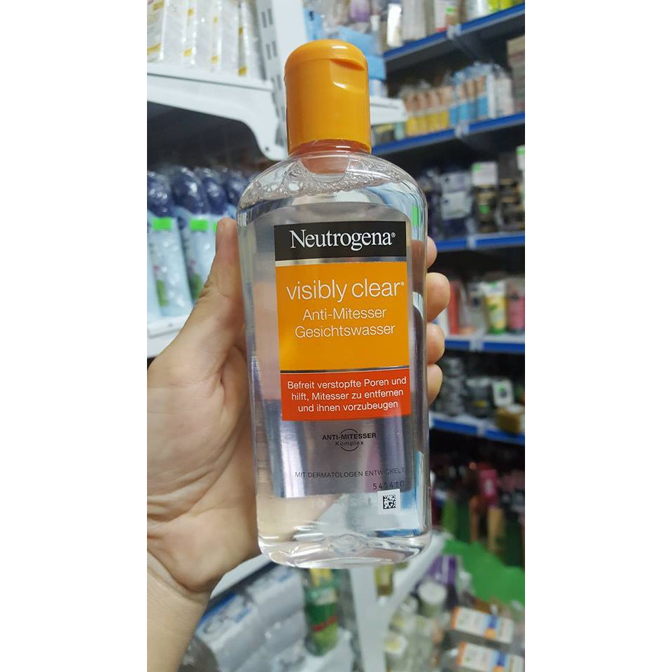 Nước hoa hồng Neutrogena visibly clear anti- mitesser