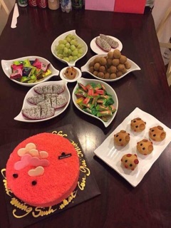 Bộ đĩa lá xoài sứ Bát Tràng