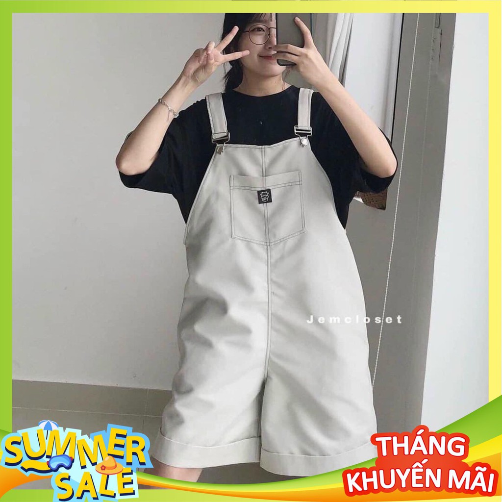 Quần Nữ❤️Quần Yếm Nữ❤️Chất tuyết mưa dập chỉ nổi-Dáng rộng- Form thoải mái cực kỳ cá tính - QY01 | BigBuy360 - bigbuy360.vn