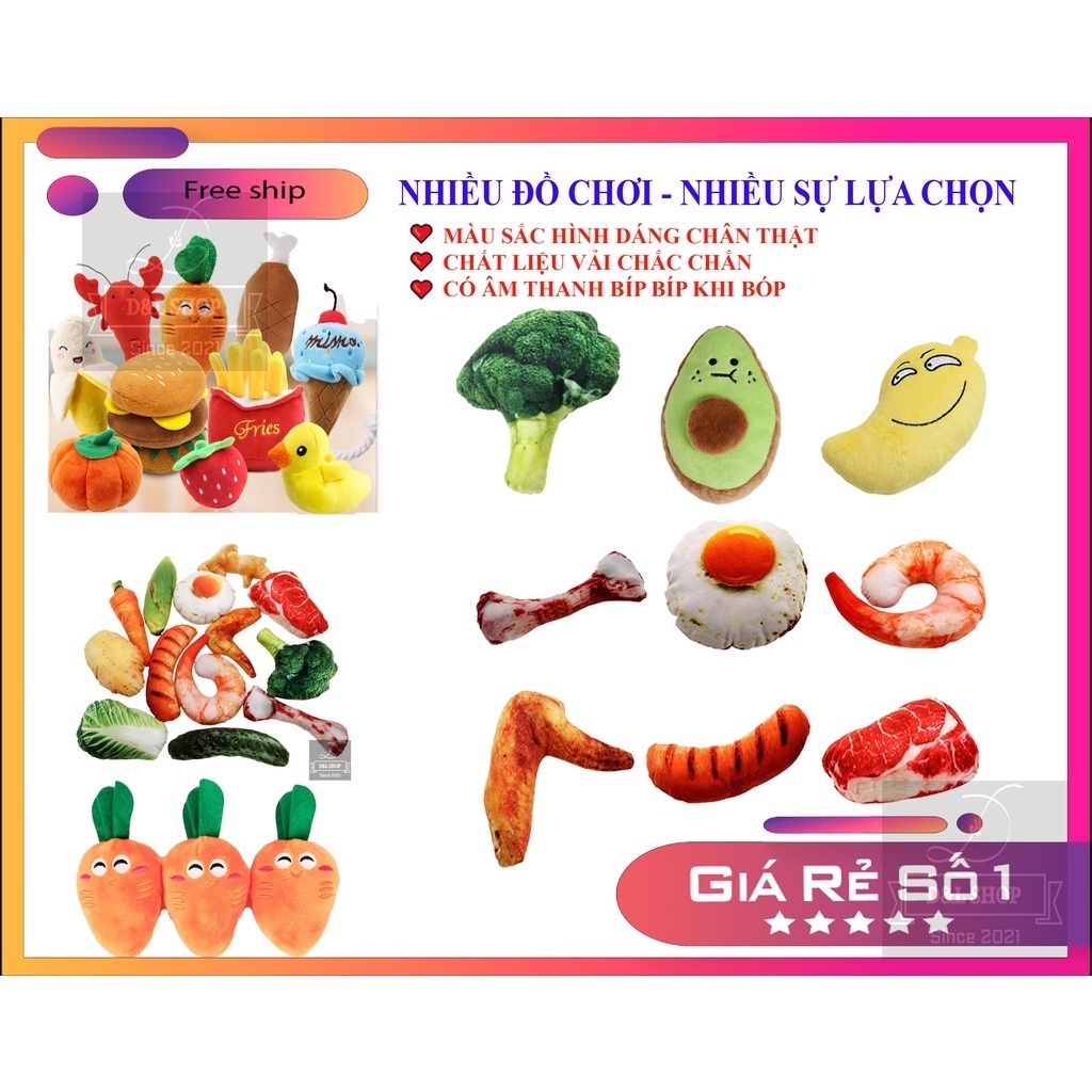 ĐỒ CHƠI THÚ CƯNG, ĐỒ CHƠI PHÁT RA ÂM THANH BÍT BÍT