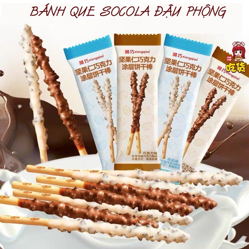 BÁNH QUE SỮA SOCOLA ĐẬU PHỘNG