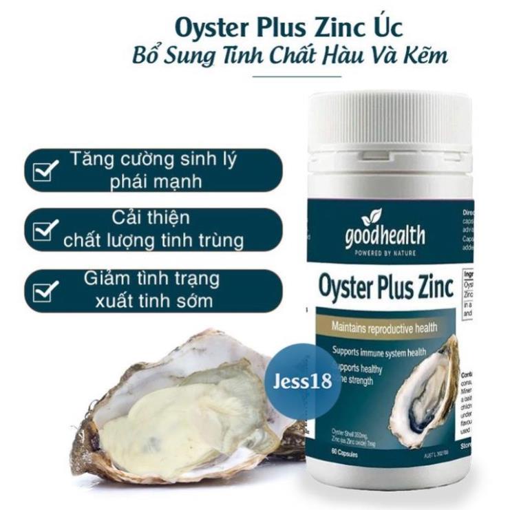 Tinh chất hàu biển Oyster Plus ZinC Goodhealth 60 viên