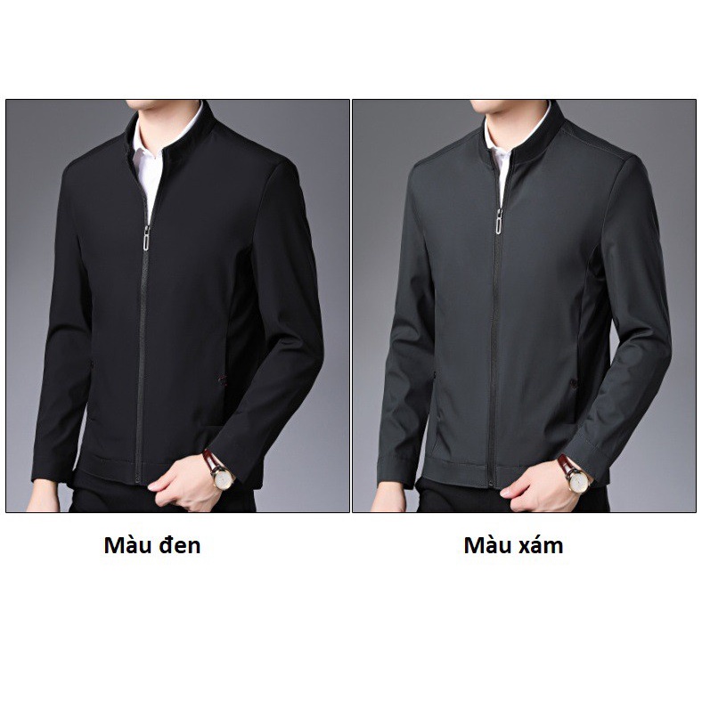 KN0902 - Áo khoác jacket nam mùa thu cho người trung tuổi hàng nhập