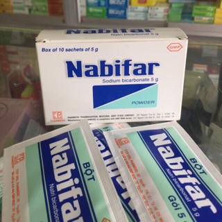 Bột vệ sinh phụ nữ Nabifar hộp 10 gói