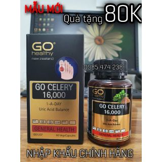 (Video) Viên uống cho người bị gout GO CELERY 16000- 60 viên 2 tháng + QUÀ TẶNG