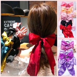 [Ảnh thật] NƠ CỘT TÓC LỤA SATIN TIỂU THƯ BẢN TO TÔNG TÍM HỒNG - PHONG CÁCH ULZZANG PHỤ KIỆN THỜI TRANG NỮ GIÁ RẺ ĐẸP
