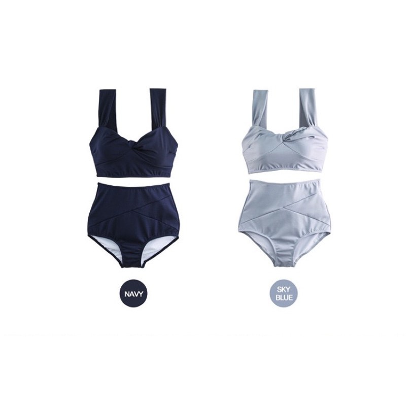 (M1) BIKINI UZZLANG HÀN QUỐC 2 MẢNH XOẮN NGỰC CẠP CAO | BigBuy360 - bigbuy360.vn