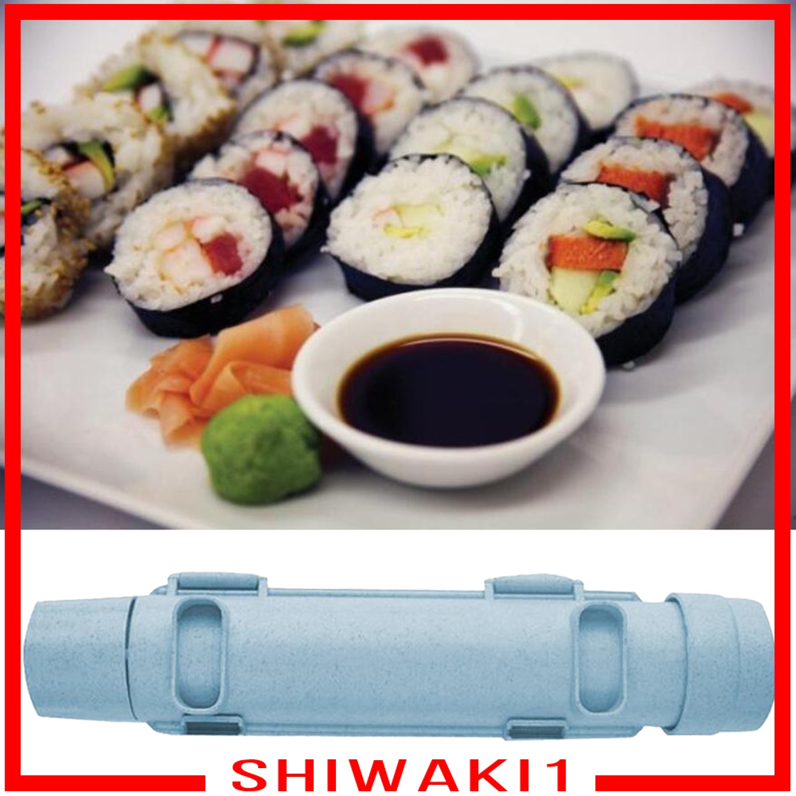 Dụng Cụ Cuốn Sushi Bằng Nhựa Shiwaki1 Tiện Dụng