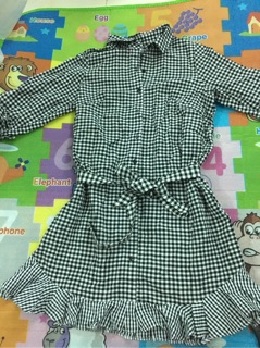 Combo đầm đuôi cá + đầm sơ mi ca rô + jum