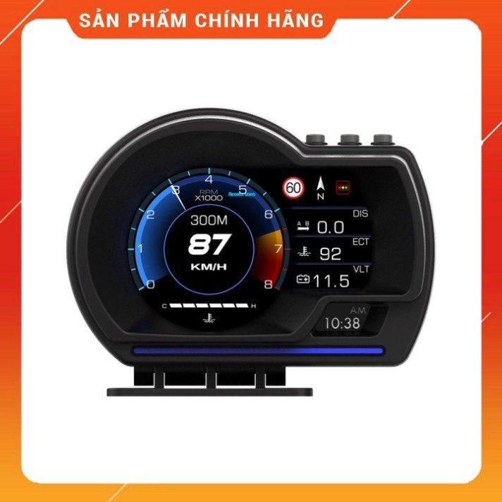 HUD hiển thị tốc độ, cảnh báo giao thông trên kính lái ô tô cao cấp Wiiyii - P6 SM