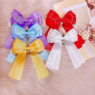 Kẹp tóc nơ 🎀 Kẹp tóc nơ xinh xắn cho nữ (ảnh thật)