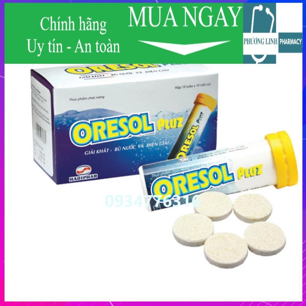 ✅  Viên sủi Oresol Pluz -Giải Khát, Bù nước và Điện giải