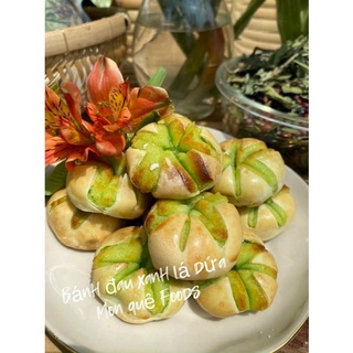 Bánh đậu xanh đồng tiền lá dứa ☘️ (hủ 280g)