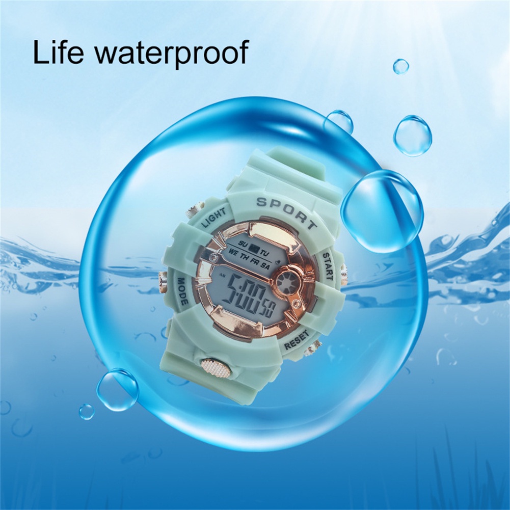 Thiếu Niên Fashional Đồng Hồ Điện Tử Nt-881 Mẫu Balo Học Sinh Thể Thao Dạ Quang Điện Tử Chống Nước Dây Nhựa