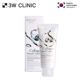 KEM DƯỠNG DA TAY COLLAGEN HAND CREAM 3W CLINIC 100ML
