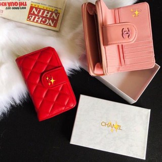 [HOT DEAL] Ví nữ trần ô 17cm siêu đẹp fullbox