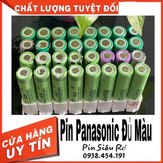 Pin Li-on 18650 Panasonic cũ đủ loại giá rẻ