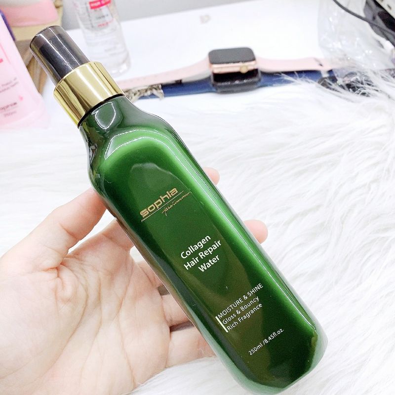 Xịt dưỡng collagen sophia phục hồi tóc hư tổn 250ml