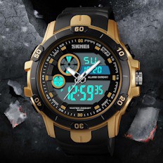 Đồng Hồ Nam Điện Tử Thể Thao Pin Nhật, Kháng Nước SKMEI - 1428GD - Hàng Chính Hãng