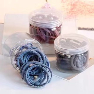 Set 24 dây thun cột tóc phong cách hàn quốc đơn giản độc đáo