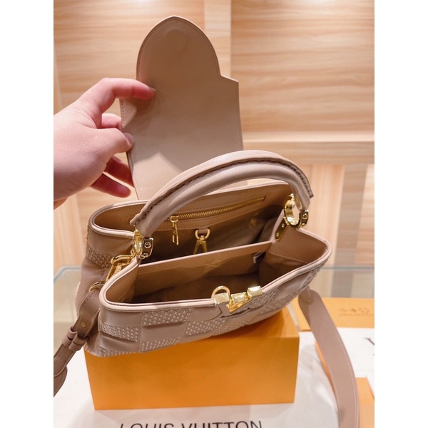 Túi xách Lóuisvuitton capucines sz 27 da bò hàng order
