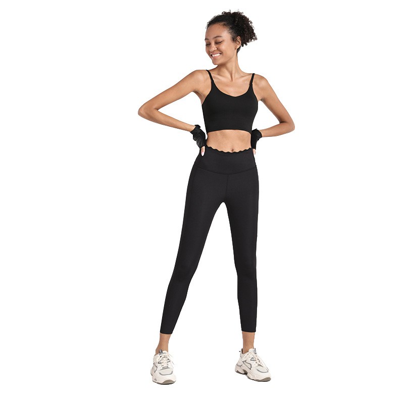 Quần Legging Thể Thao Lưng Cao Có Túi Thời Trang Nhiều Màu Sắc Cho Nữ