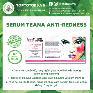 Serum Teana Super Peptides Anti-redness Aid Kit giảm sưng, mẩn đỏ, mụn, phục hồi da