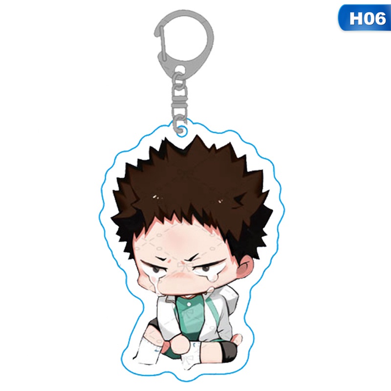 Móc khóa acrylic hình nhân vật anime Haikyuu