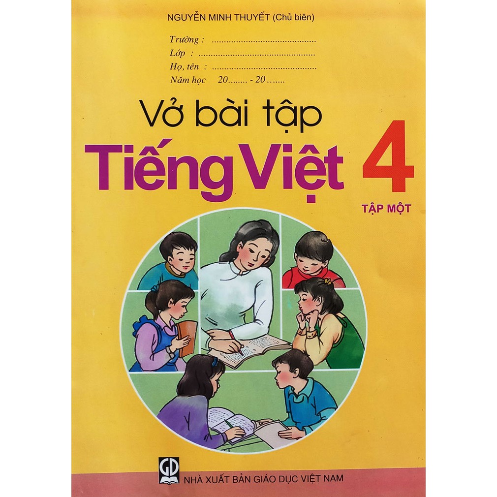 Sách - Vở bài tập Tiếng việt 4 - tập 1