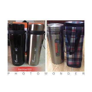 ❤️[FREESHIP - Tặng Túi] Combo Bình giữ nhiệt inox cao cấp BAOL 1100ml + 1200ml chất lượng giữ nhiệt hơn 10H❤️