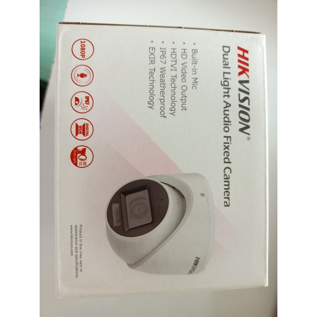 Camera HDTVI 2MP HIKVISION DS-2CE76D0T-LMFS