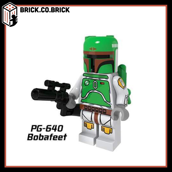 Minifigure Lính Boba Fett Kèm Phụ Kiện Đồ chơi Lắp ghép Mô hình Phim Star Wars Chiến tranh giữa các vì sao