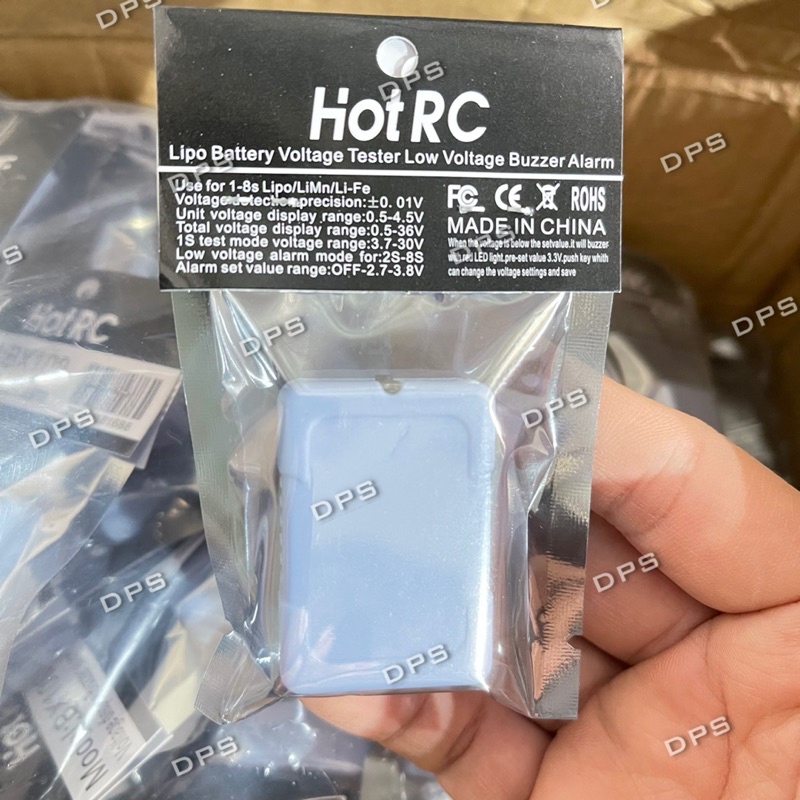 Đồng hồ báo điện áp pin 1-8s, Đo pin BX100