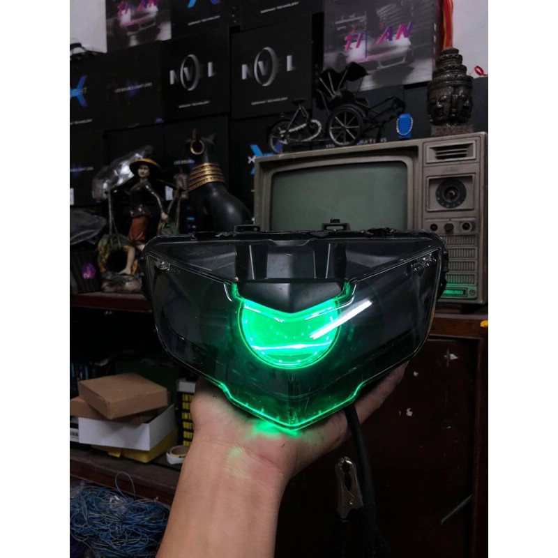 Bi Led X-Light V20 Full Lên Xe Cho Exciter 150 2019