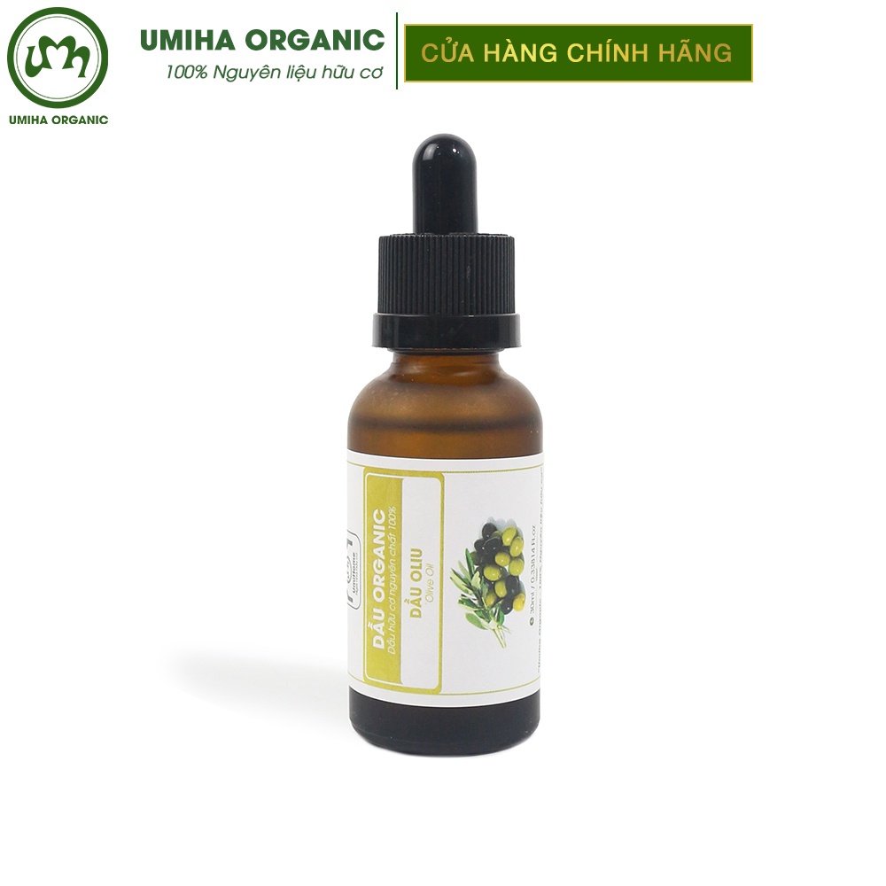 Dầu Oliu Extra UMIHA Nguyên Chất 10/30ml Dưỡng Da Và Tóc, Giảm Thâm Môi