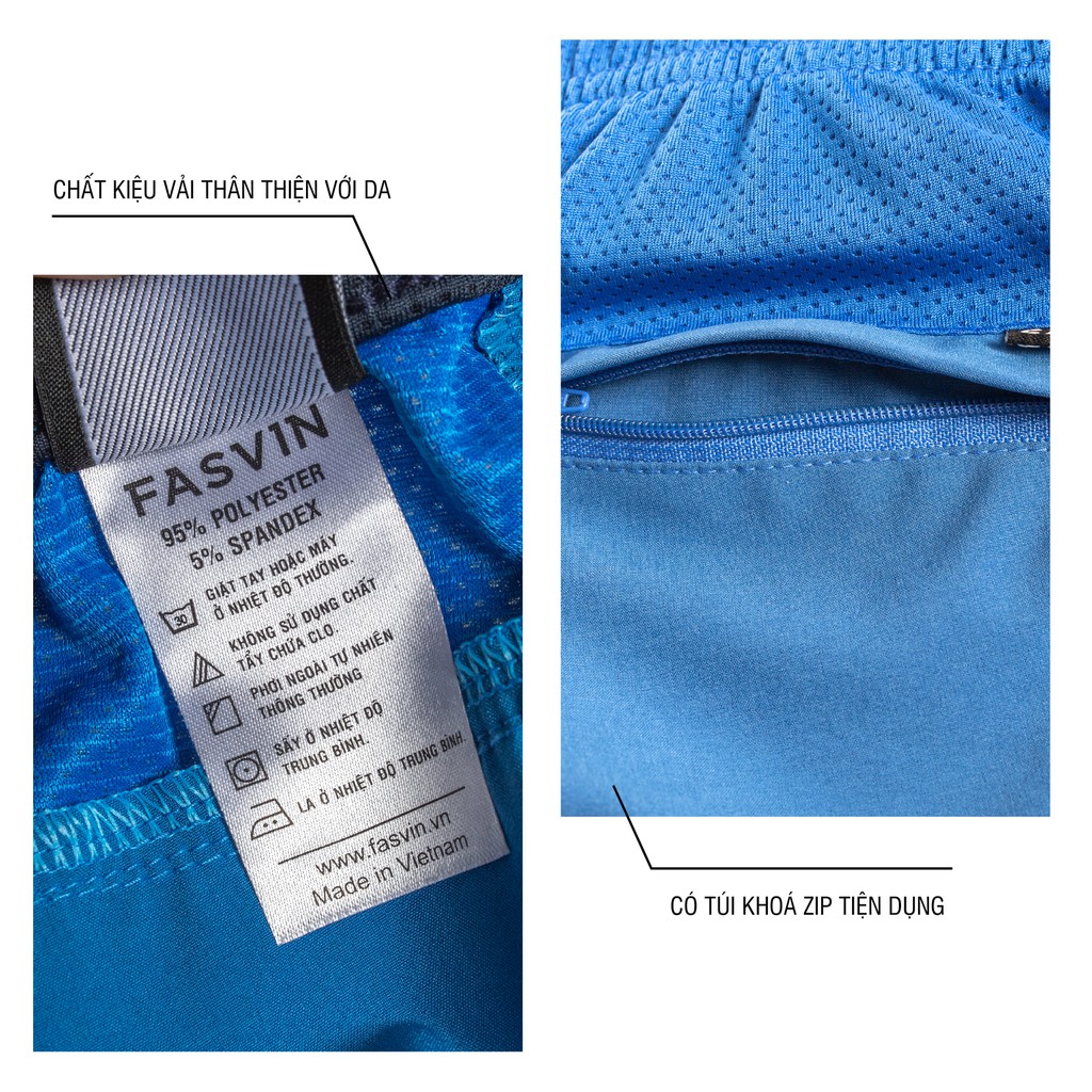 Quần đùi nam Big Size Fasvin D20206.HN cỡ đại vải gió mềm mại co giãn thoải mái | BigBuy360 - bigbuy360.vn