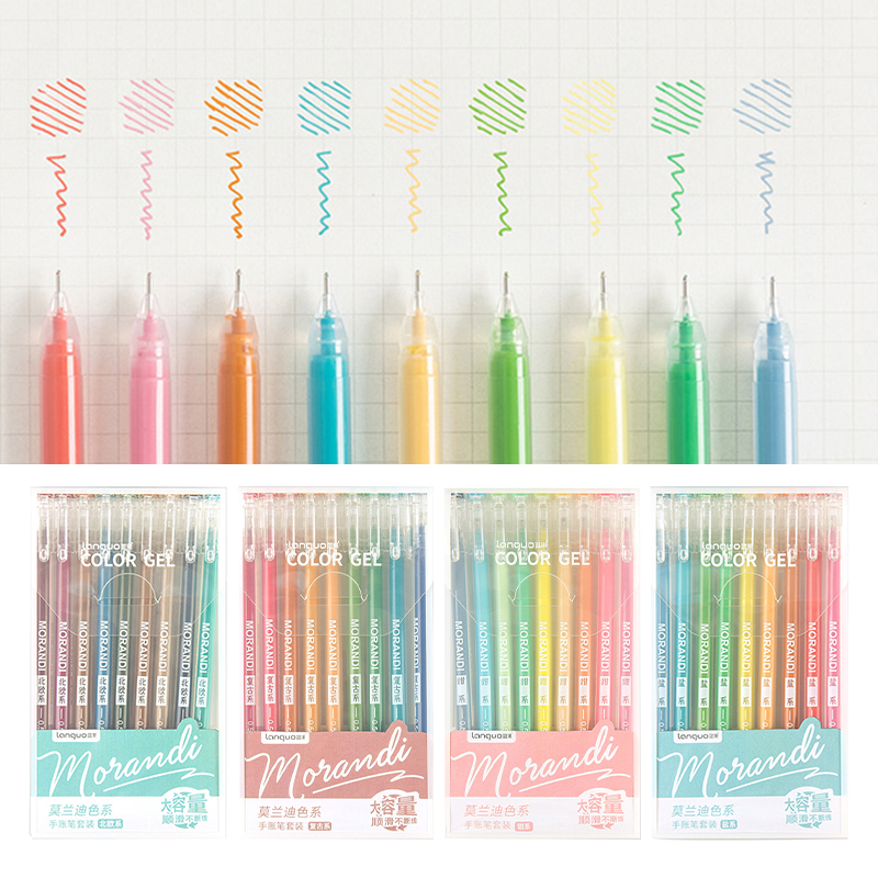 Bộ 36 Cây Bút Gel Nhiều Màu Sắc 0.5mm Cho Học Sinh Tiện Dụng